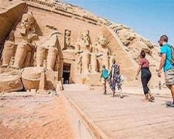 Tour to Abu Simbel Temples by Plane from Aswan